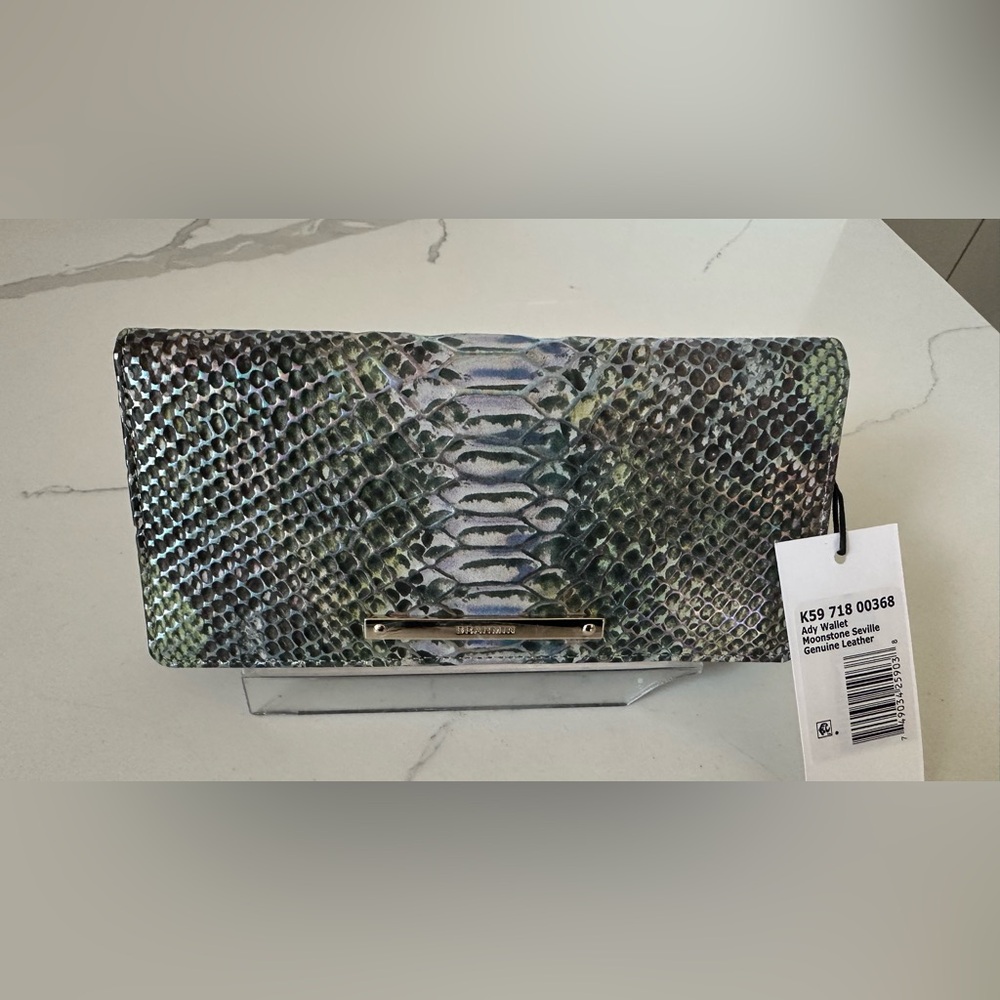 Brahmin Ady moonstone Seville genuine leather